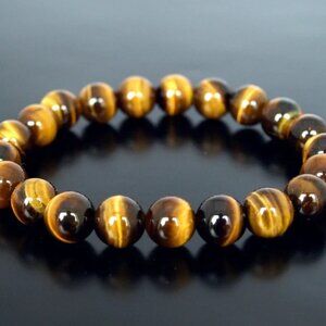 Tiger's Eye Beaded Bracelet (Made to Order)